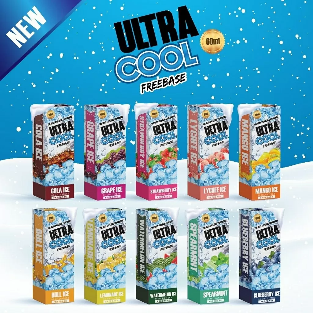 Juice P/ Vaper UltraCool Freebase 60ml 3mg
