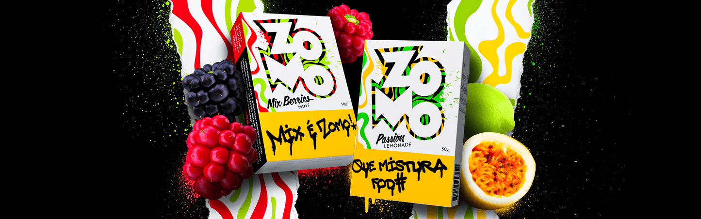 Essência P/ Narguile Zomo 50g (Entrega no mesmo dia!!)