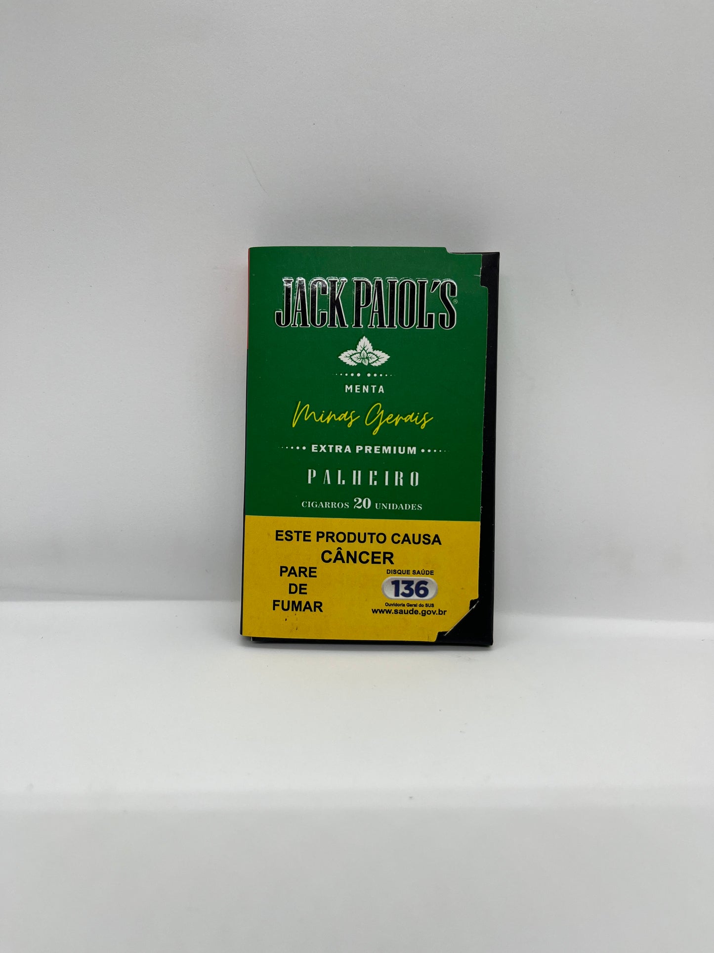 Palheiro Jack Paiols Menta Extra Premium 20 cigarros