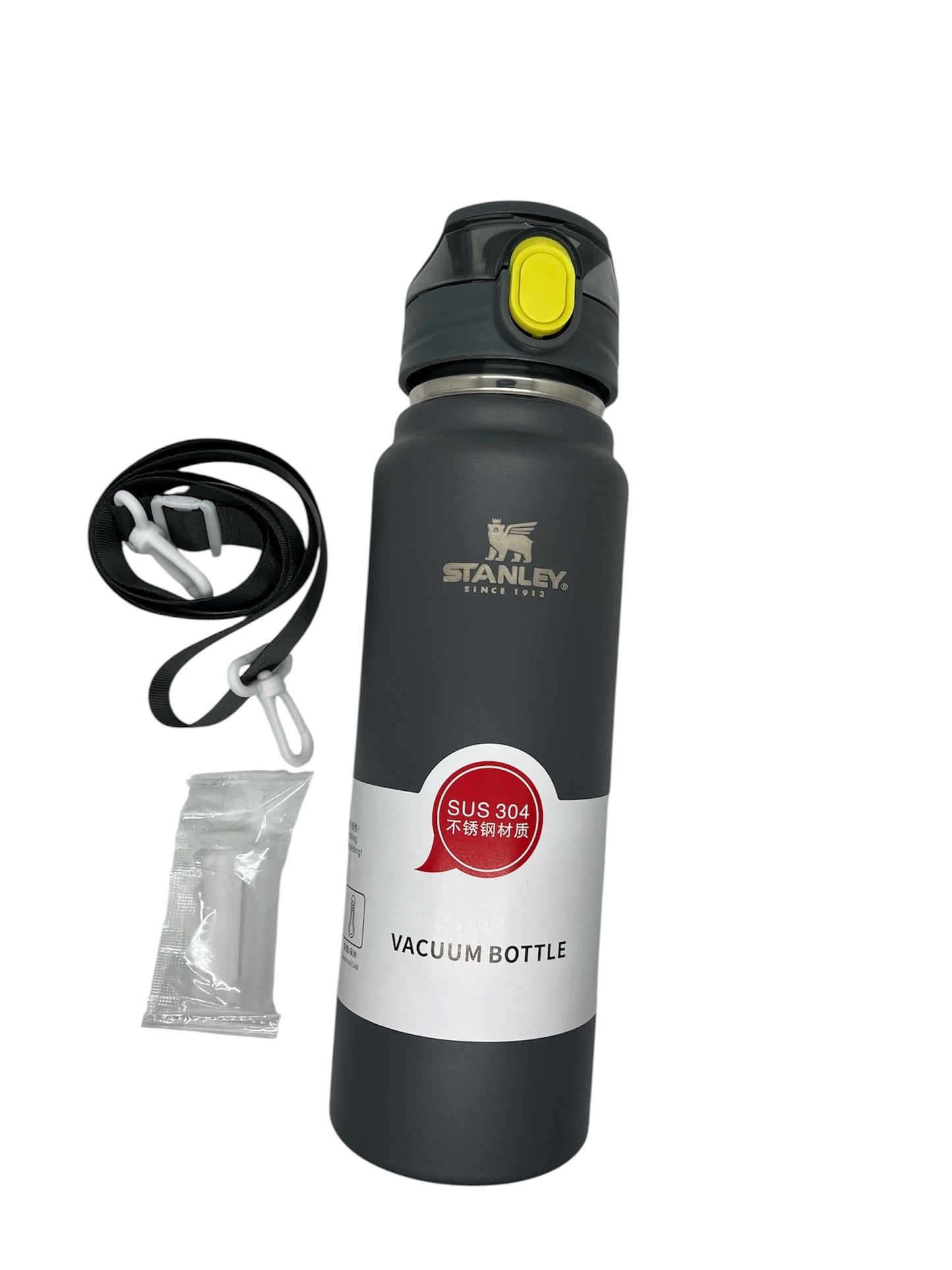Garrafa Térmica Stanley + 2 Bicos + Canudo + Alça de transporte 800ml