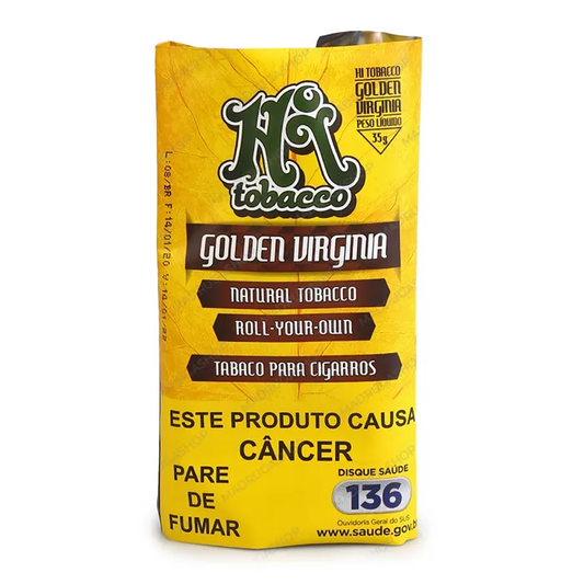 Tabaco/Fumo Hi Tobacco Golden Virginia - Pacote 35g