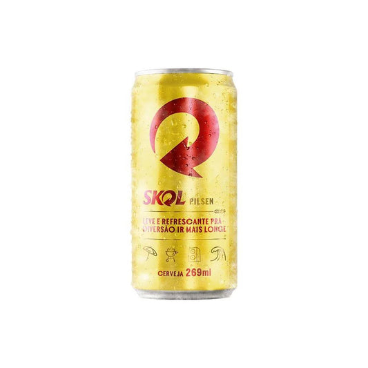 Cerveja Skol Pilsen lata 269ml